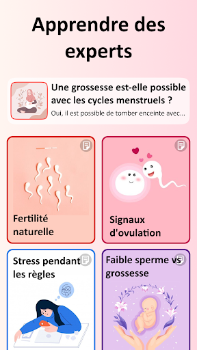 Calendrier Ovulation Règles Screen 3