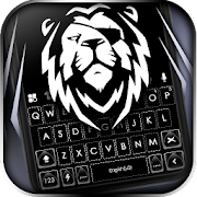 Wild Lion Black Keyboard Theme