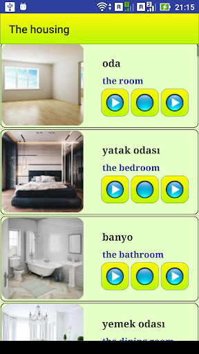 Learn Turkish language Screen 2
