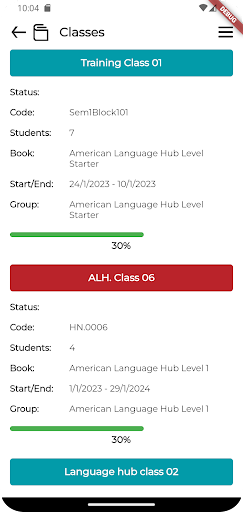 Language Hub Screen 3