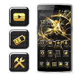 Dark Tech G3 - Black & Gold icon