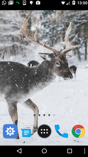 reindeer wallpaper Screen 2
