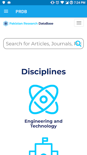 Pakistan Research Database Screen 2