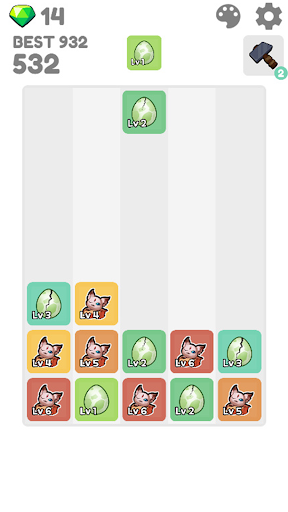 Android application Cat Puzzle screenshort