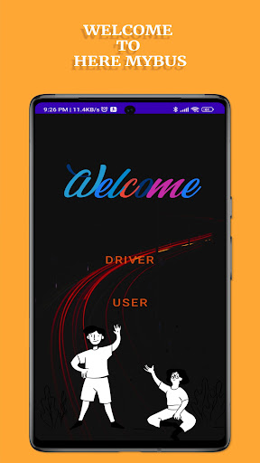 Android application Here MyBus screenshort