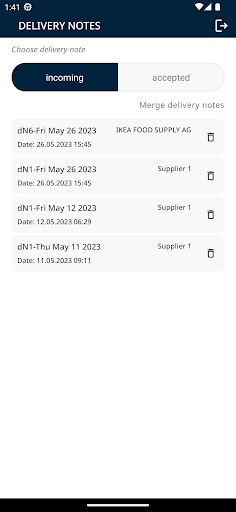 Android application MFFN screenshort