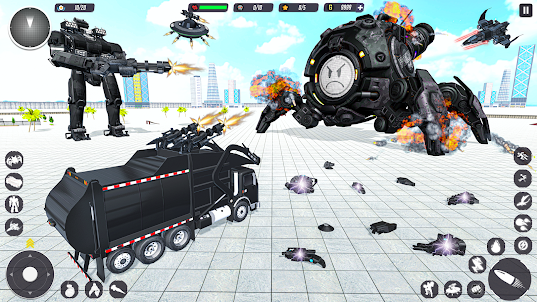 Car Robot Game - Truck Games