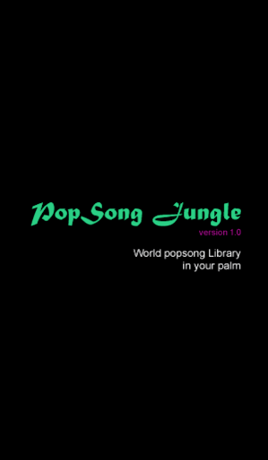 Android application PopSong Jungle screenshort