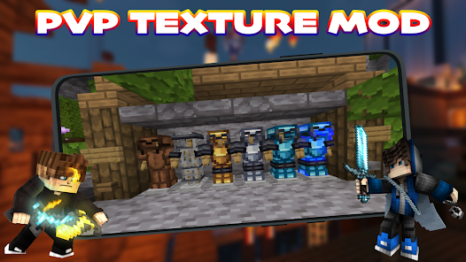 PVP Texture Mod For MCPE 1.0 APK + Мод (Unlimited money) за Android