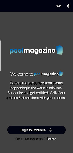 Android application Pool Magazine screenshort