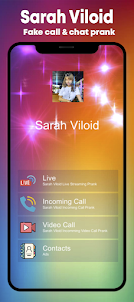 Sarah Viloid Fake Call & Video