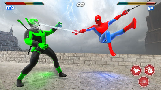 Spider Kung Fu Karate Fighting 1.0 APK + Mod (Unlimited money) untuk android