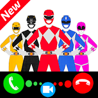 Powers Rangers Fake Call  Video  fight Chat
