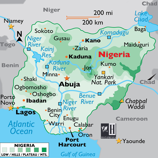 Map of Nigeria - برنامه‌ها در Google Play