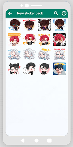 Werewolf Romance Sticker Screen 2