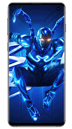 Blue Beetle Wallpaper HD 4K