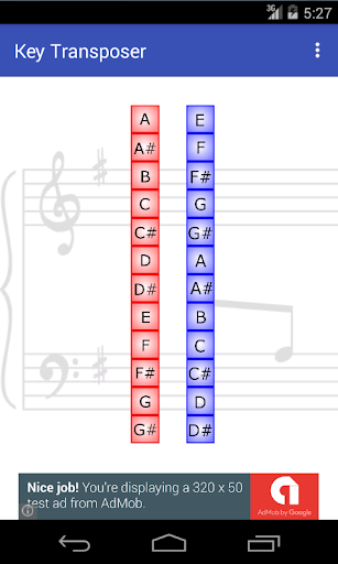 Key Transposer Screen 2