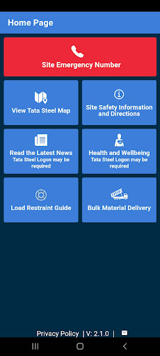 Android application Tata Steel - Safety UK screenshort
