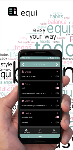 Android application equiflow screenshort