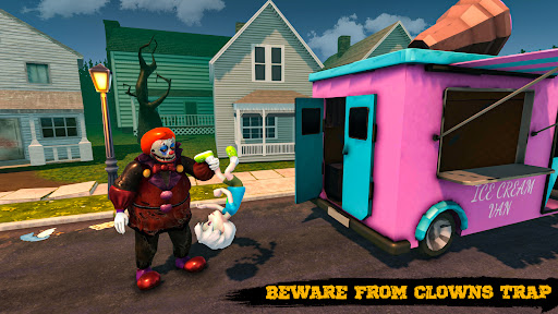 Scary Clown Horror Escape 3D Screen 3