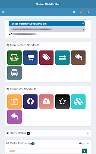 Online Distributor Portal Screen 3