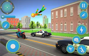 Super Spider Stickman speed Hero Game screenshot 5