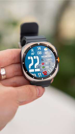 Android application N-SPORT645 Forecast Dial Time screenshort