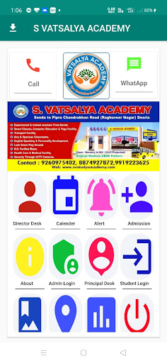 Android application S VATSALYA ACADEMY DEORIA screenshort