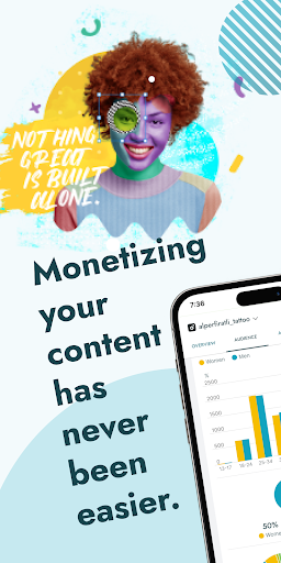Android application DeepDeets for Influencers screenshort