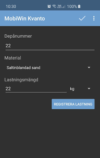Android application BM Kvanto screenshort