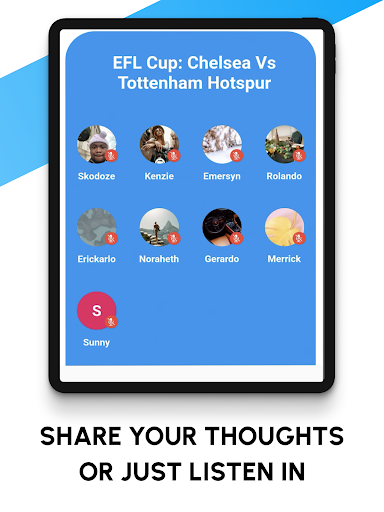 Screenshot of KickChat: App for True Fans