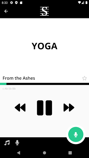 Android application Songtaneous screenshort