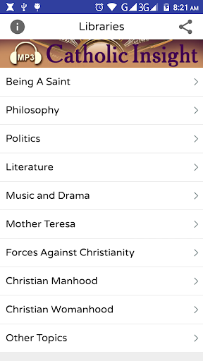 Catholic Culture Audio Screen 2