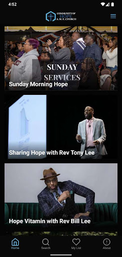 Community Of Hope AME TV Screen 2