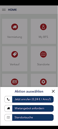 Android application BFS - Business Fleet Services screenshort