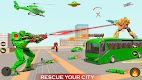 screenshot of Helicopter Robot Car Game 3d