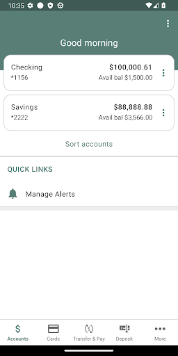 Bank of Crockett screenshot 2