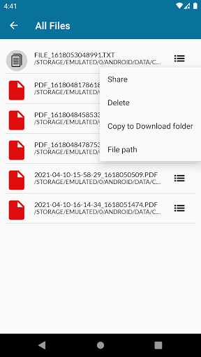 Screenshot of PDF Maker (pdf converter)