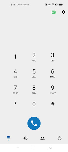 Android application gnTel Callmanager screenshort