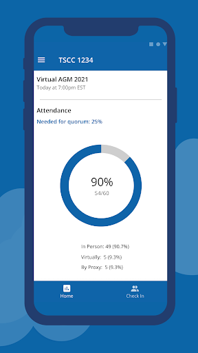 Android application Registration Desk by GetQuorum screenshort