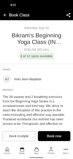 Prana Hot Yoga + Bodywork Screen 3