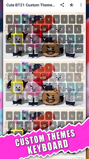 BT21 Custom Theme Keyboard