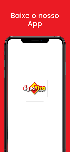 Android application Agua Viva Lanches screenshort