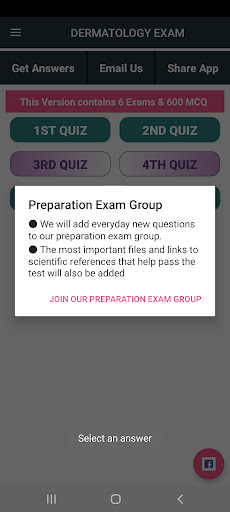 Dermatology Exam -Full Version Screen 3