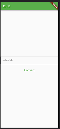 Android application Rot13 Encoder screenshort