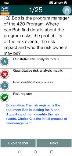 PgMP Exam Prep Screen 3