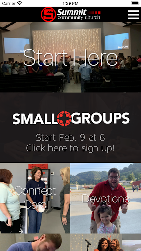 Android application Summit CC screenshort