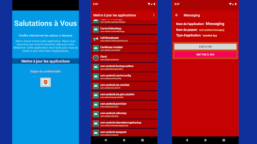 Android application Update apps all list screenshort
