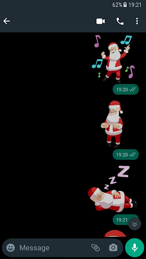 Santa Stickers WAStickerApps Screen 3