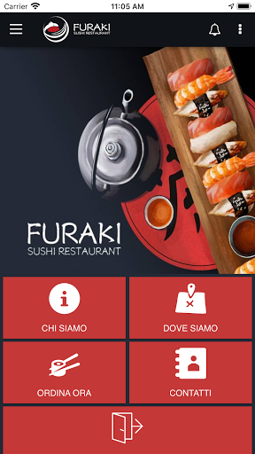 Android application Sushi Furaki Restaurant screenshort